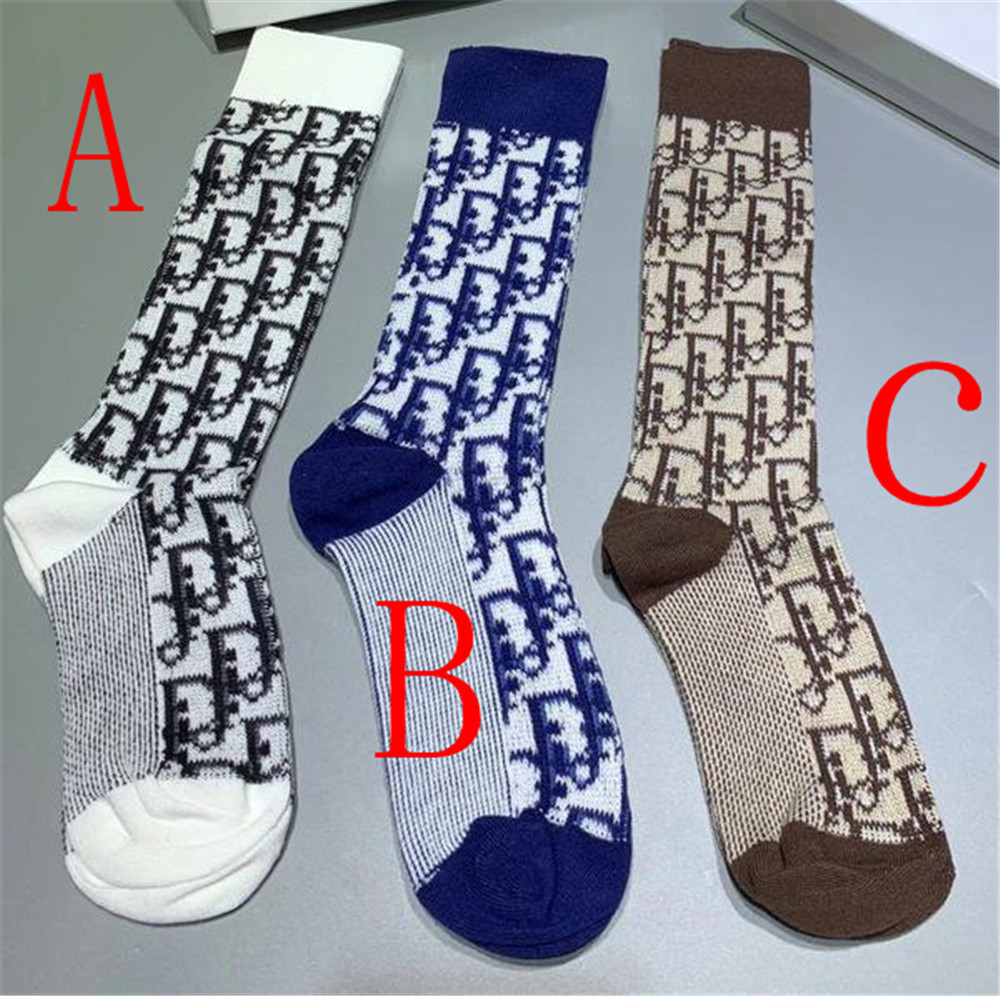 Dior logo socks hotsell